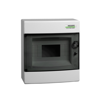 Trasee electrice - Tablou electric aparent din plastic IP40 cu 8 module si usa transparenta