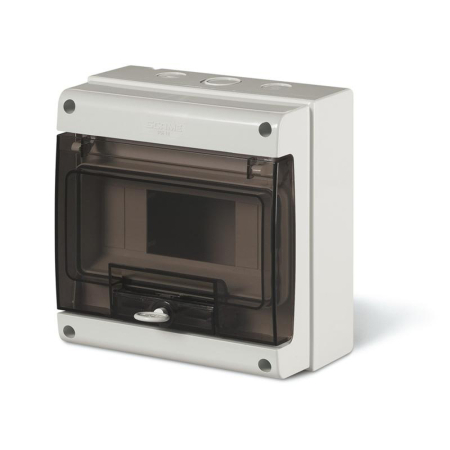 Tablou electric aplicat din termoplastic gri IP66 cu 8 module DIN [0]