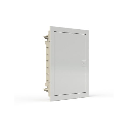 Tablou metalic - Tablou electric incastrat cu usa metalica alba pentru 12 module