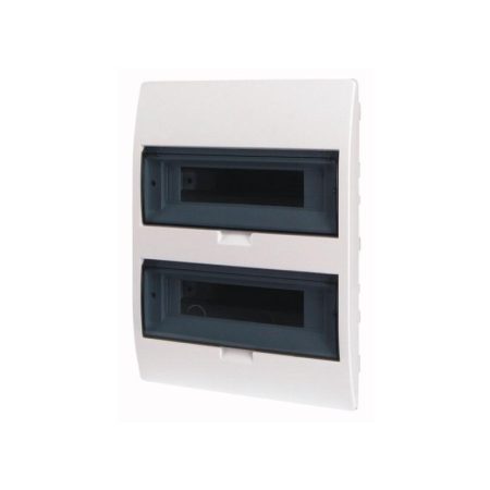 Tablou electric incastrat din plastic cu 36 module usa transparenta IP40 [0]