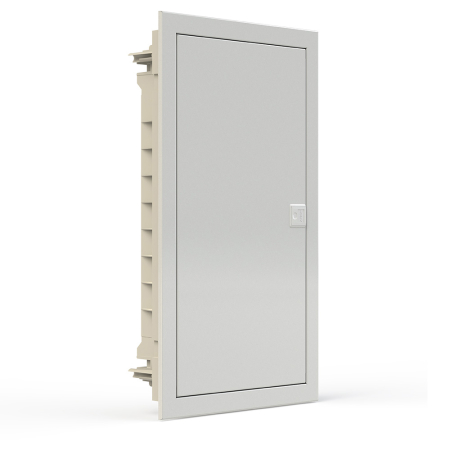 Tablou metalic - Tablou electric incastrat cu usa metalica alba pentru 36 module si 3 randuri