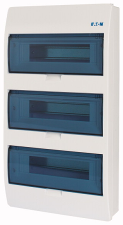 Trasee electrice - Tablou electric plastic aparent cu 36 module si usa transparenta