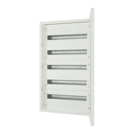 Tablou metalic - Tablou metalic incastrat alb cu 120 module si 5 randuri