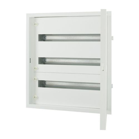 Trasee electrice - Tablou metalic incastrat cu usa plina pentru 72 module pe 3 randuri