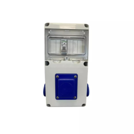 Tablou organizare santier cablat cu 3 prize Schuko si protectie IP44 [0]