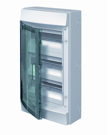 Trasee electrice - Tablou plastic aplicat IP65 cu 36 module si usa transparenta