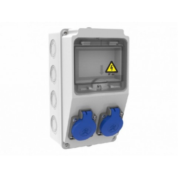 Organizare Santier - Tablou Sigurante 2P (1x16A) 220V IP44