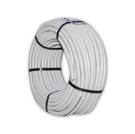 Tub flexibil halogen free gri 16 mm cu rezistenta 320N pentru protectia cablurilor electrice [0]