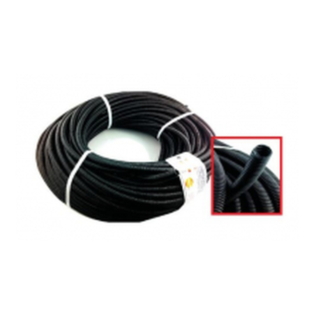Tub flexibil - Tub flexibil din PVC negru 20 mm 320N la colac de 50 m pentru trasee electrice