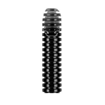 Tub flexibil - Tub flexibil corugat din PVC negru 25 mm la colac de 75 m pentru protectia cablurilor electrice