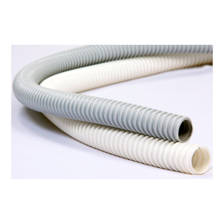 Tub flexibil - Tub flexibil PVC gri tip 18 pentru protectia cablurilor electrice