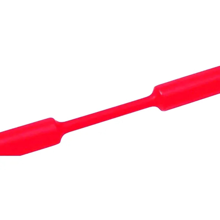 Accesorii cabluri - Tub termocontractabil rosu cu perete subtire 12.7 la 6.4 mm lungime 1200 mm