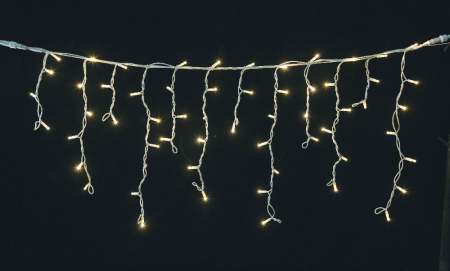 Surse de iluminat - Turtur luminos decorativ cu 180 LED-uri galbene, 5 x 0,8 m, protectie IP44