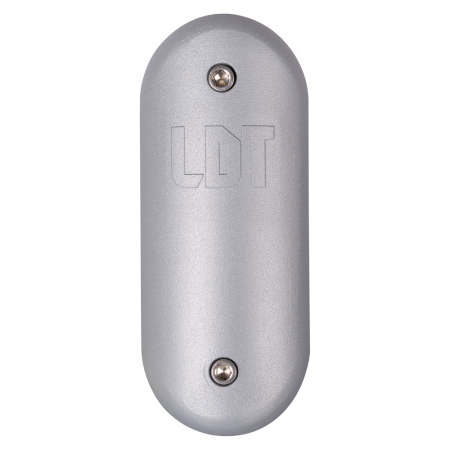 Usita de vizitare gri din aluminiu pentru stalp conic ingropat 3.5 4.5 si 5.5 m [1]