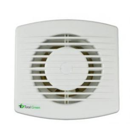 Climatizare - Ventilator alb 100 mm cu clapeta antiretur fotosenzor si timer