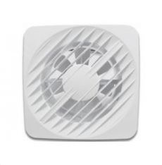 Climatizare - Ventilator alb cu clapeta antiretur pentru ventilatie cu diametru 100 mm