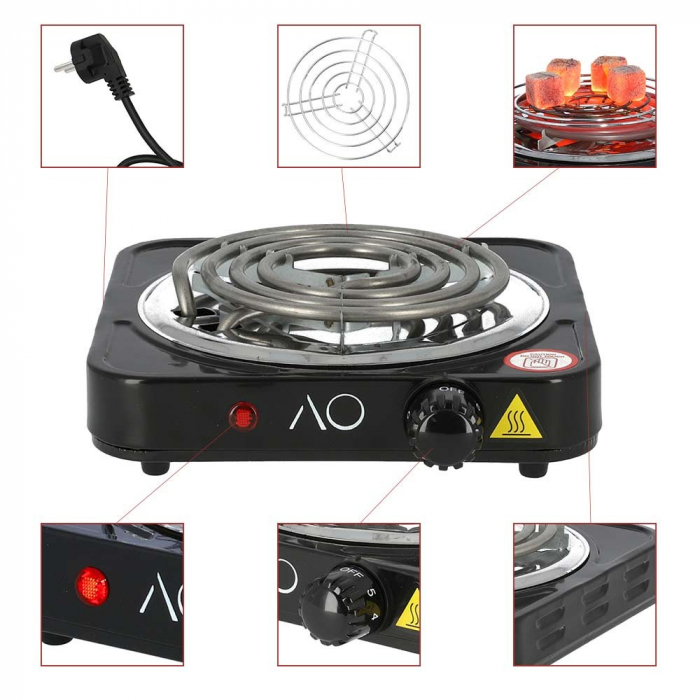Aprinzator electric pentru carbuni narghilea, AO Blazer, 1500W [2]