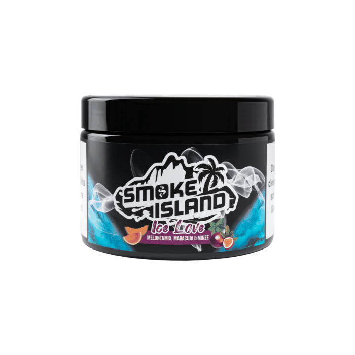 Aroma Narghilea Smoke Island Ice LOVE - Mix de pepene, fructul pasiunii si menta, 200gr [1]