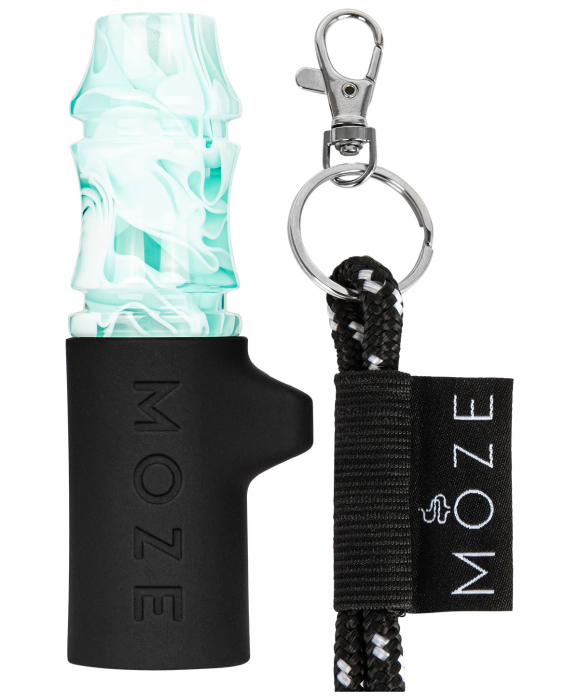 Mustiuc personal narghilea, cu snur, Moze, Wavy Mint [2]