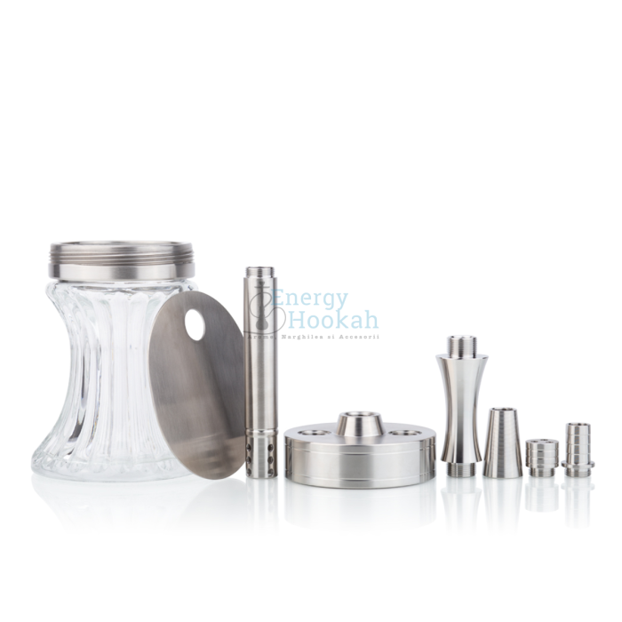 Narghilea Mini Aladin 2GO - Steel [4]