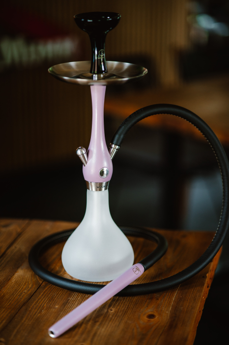 Narghilea WOOKAH Mini, Mauve, Vas Misty Smooth [5]