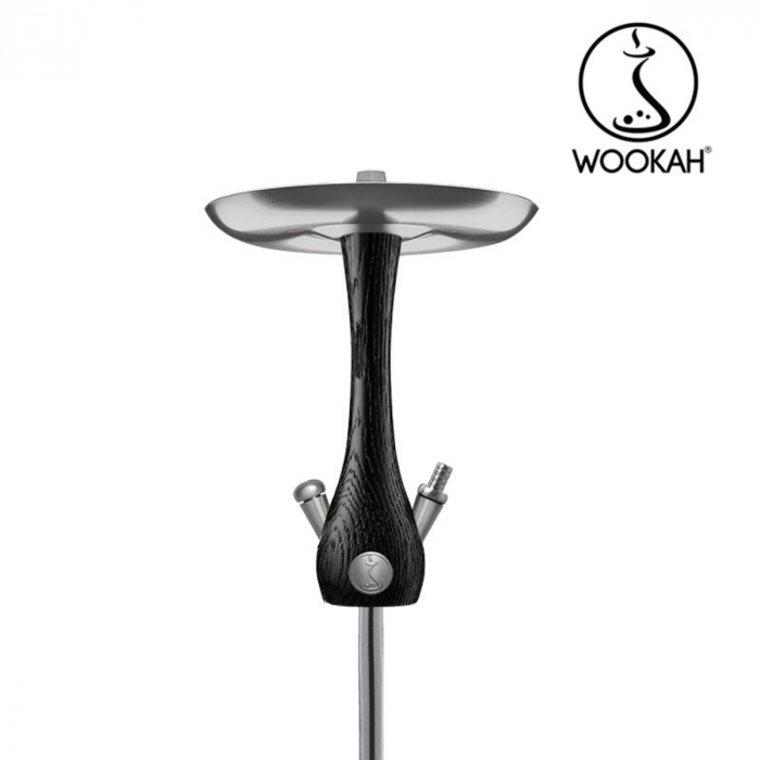 Narghilea WOOKAH Mini, Nox, Vas transparent [2]