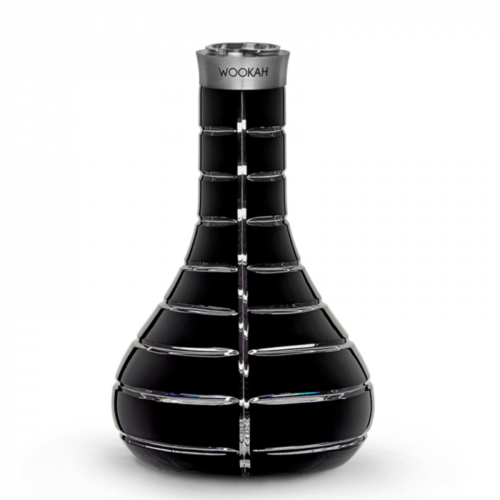 Vas Pentru Narghilea, WOOKAH, model Striped Black [2]