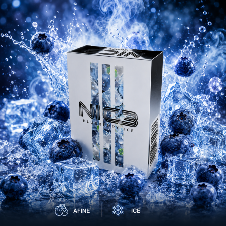 Arome narghilea - Aroma Narghilea NIC3 BLUEBERRY ICE – afine cu gheata, 50gr