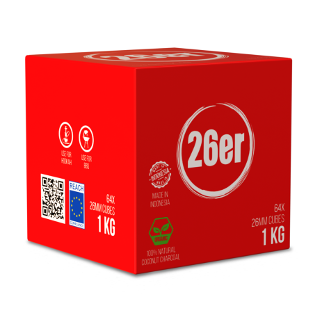 Carbuni Narghilea Premium 26er, 1kg [2]