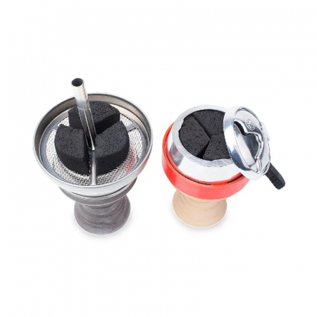 Carbuni Narghilea Triunghiulari, Black Coco Boss, 1kg [3]