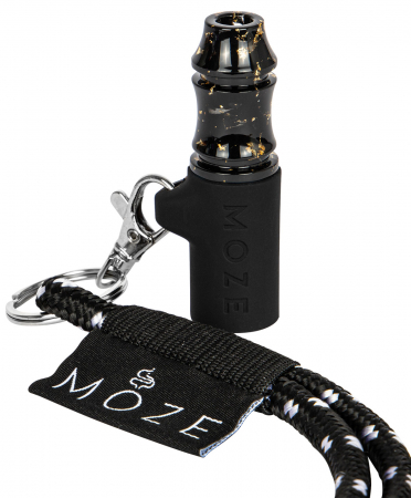Mustiuc Personal Narghilea - Mustiuc personal narghilea Moze, Gold Line - Black