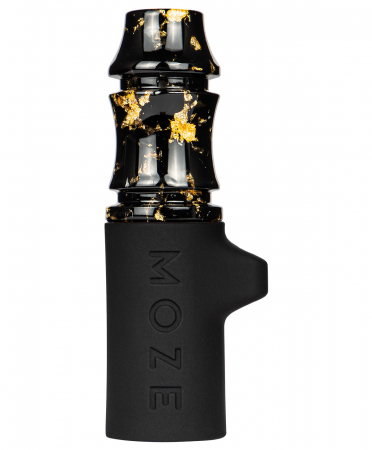 Mustiuc personal narghilea Moze, Gold Line - Black [2]