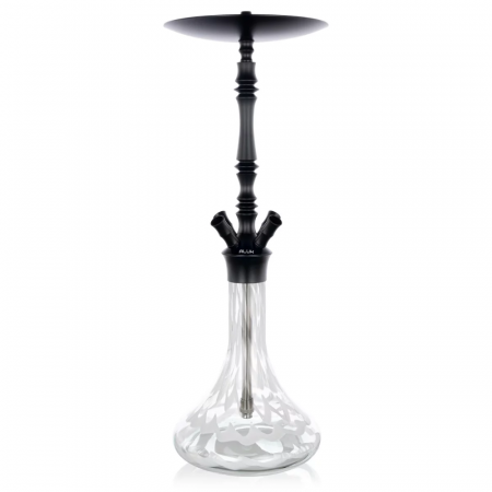 Narghilea Alux - M4 - Neagra, vas transparent [1]