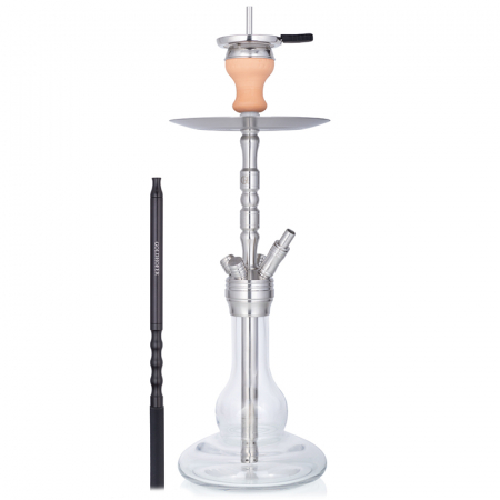 Narghilea GH Hookah, Gri - Vas transparent [0]