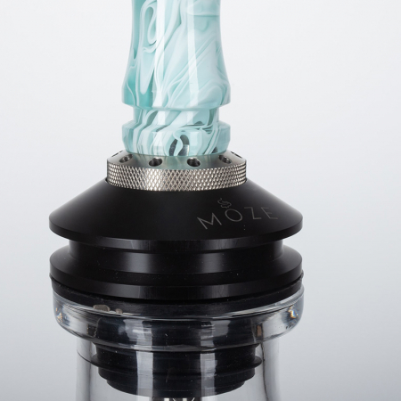 Narghilea Moze Breeze Two, Wavy Mint, Vas Transparent [2]