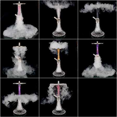 Narghilea Epox 360, vas Transparent [7]