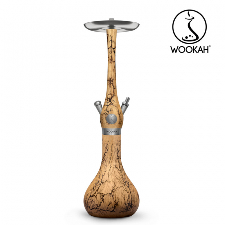 Narghilea - Narghilea WOOKAH din lemn, model Grom, Vas din lemn