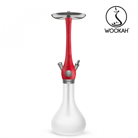 Narghilea WOOKAH din lemn, Model Nox Blaze, Vas transparent [12]