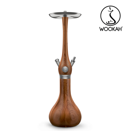 Narghilea Premium Wookah - Narghilea WOOKAH din lemn, model Walnut, Vas din lemn