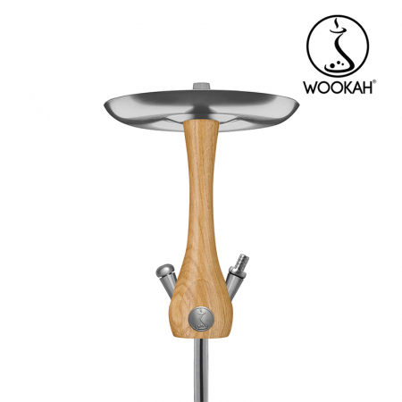 Narghilea WOOKAH Mini, Oak, Vas transparent [2]