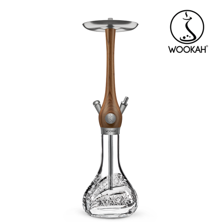Narghilea Premium Wookah - Narghilea WOOKAH din lemn, Walnut