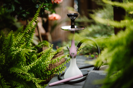 Narghilea WOOKAH Mini, Mauve, Vas Misty Smooth [7]