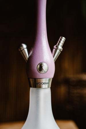 Narghilea WOOKAH Mini, Mauve, Vas Misty Smooth [3]