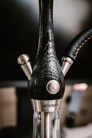 Narghilea WOOKAH Mini, Nox, Vas transparent [5]