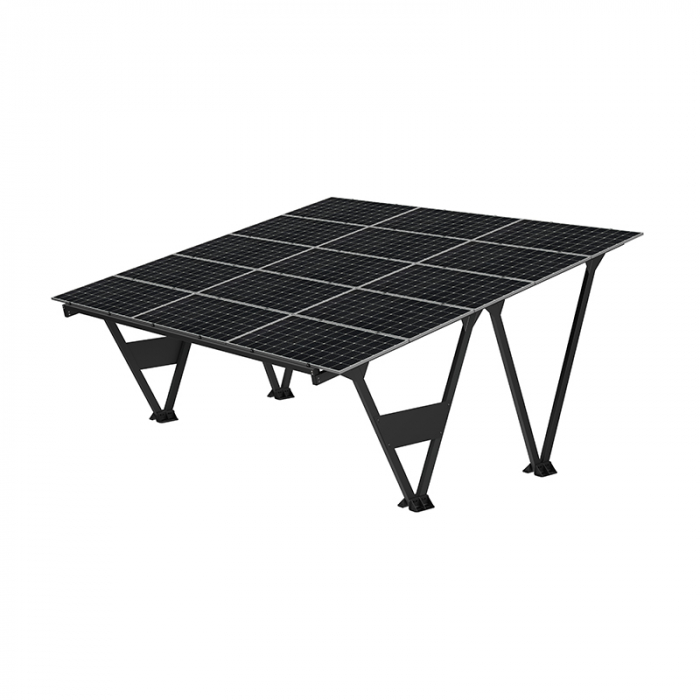 Structură carport W-02-00 RAL9005 pentru panouri solare [2]