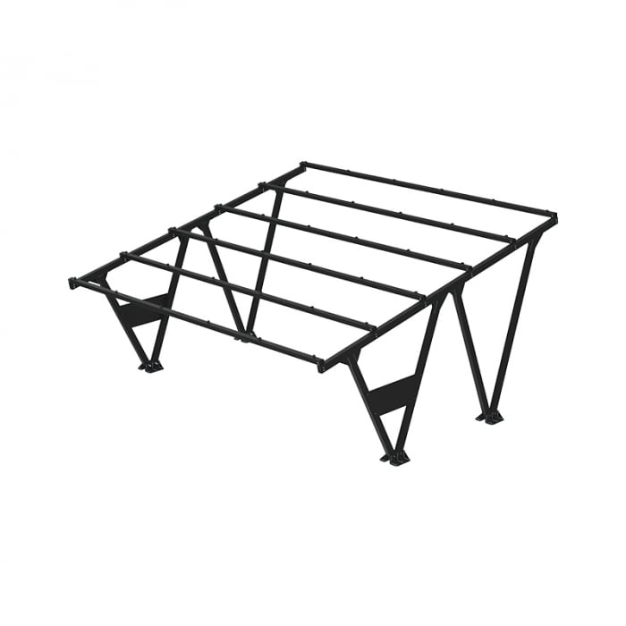 Structură carport W-02-00 RAL9005 pentru panouri solare [3]