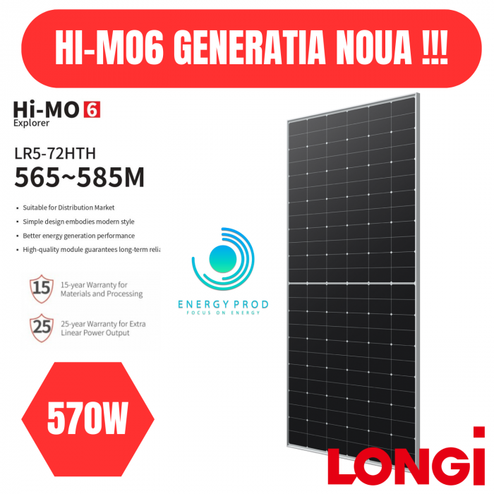 Palet Panou Solar Longi W Kw X Panou Solar Longi W Hi