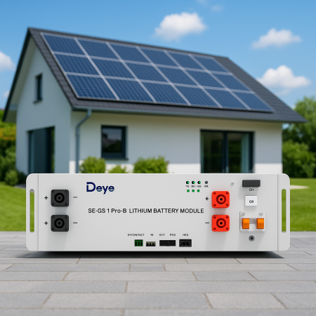 BATERII - Acumulator Deye SE-G5.1 Pro-B – 5.12kWh, 51.2V, baterie LiFePO4 compatibilă cu sisteme fotovoltaice