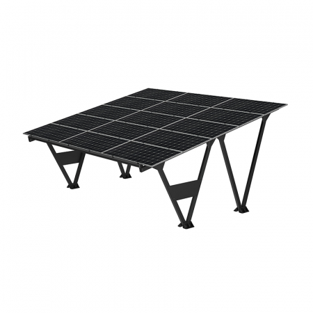 Structură carport W-02-00 RAL9005 pentru panouri solare [1]