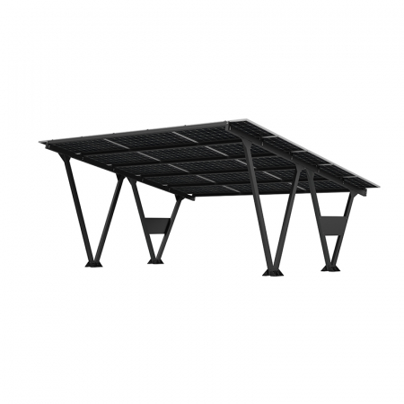 Structură carport W-02-00 RAL9005 pentru panouri solare [3]